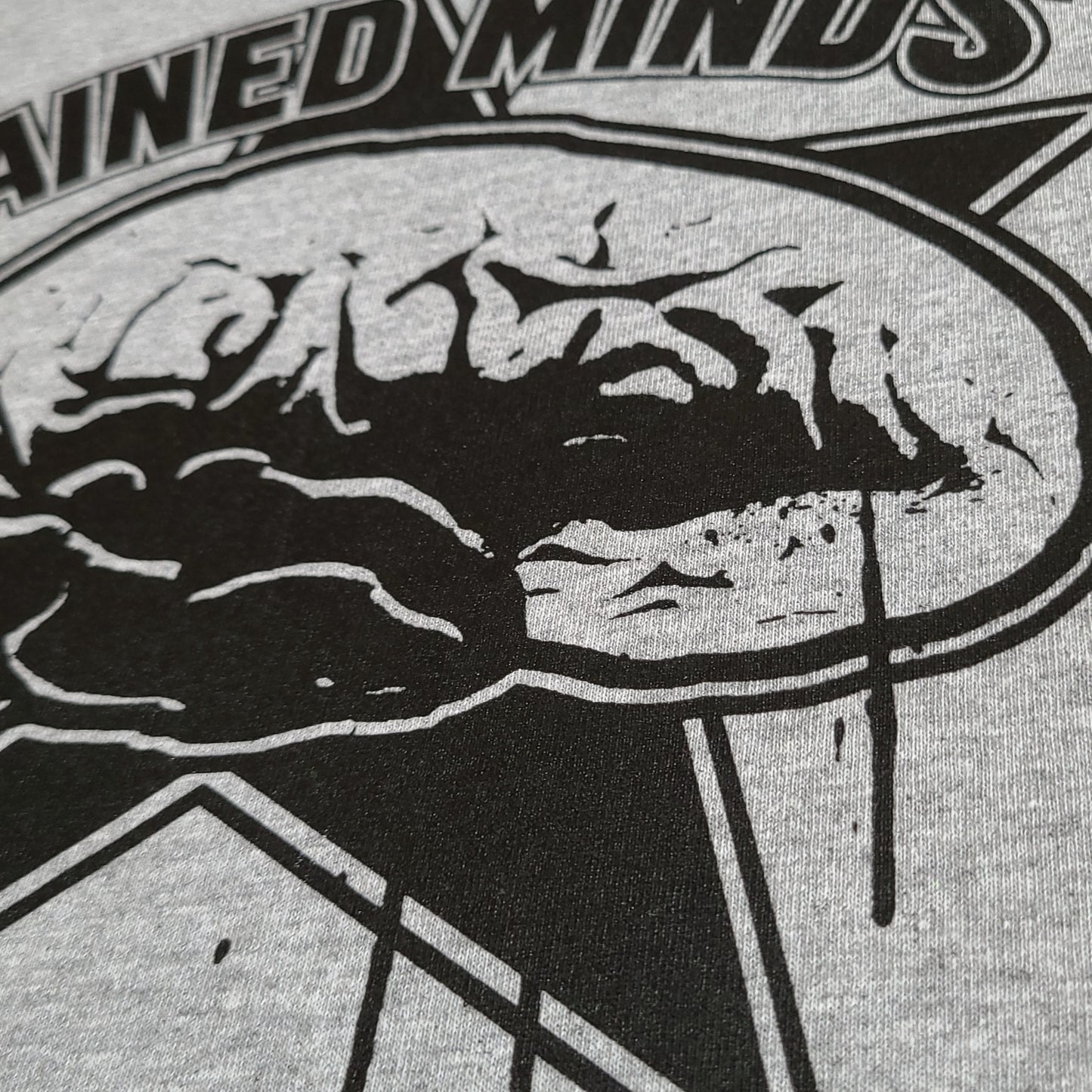 The Stained Brain - Grey Wolf Unisex T-Shirt