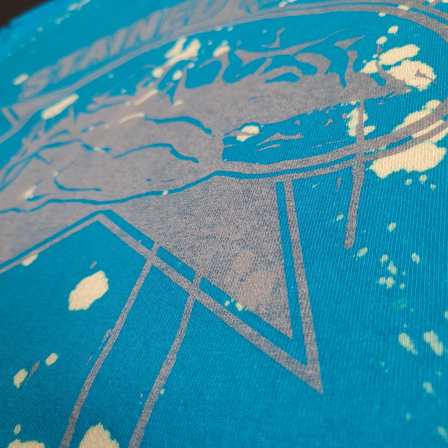 The Stained Brain - Turquoise Turbulence (Stained) Unisex T-Shirt