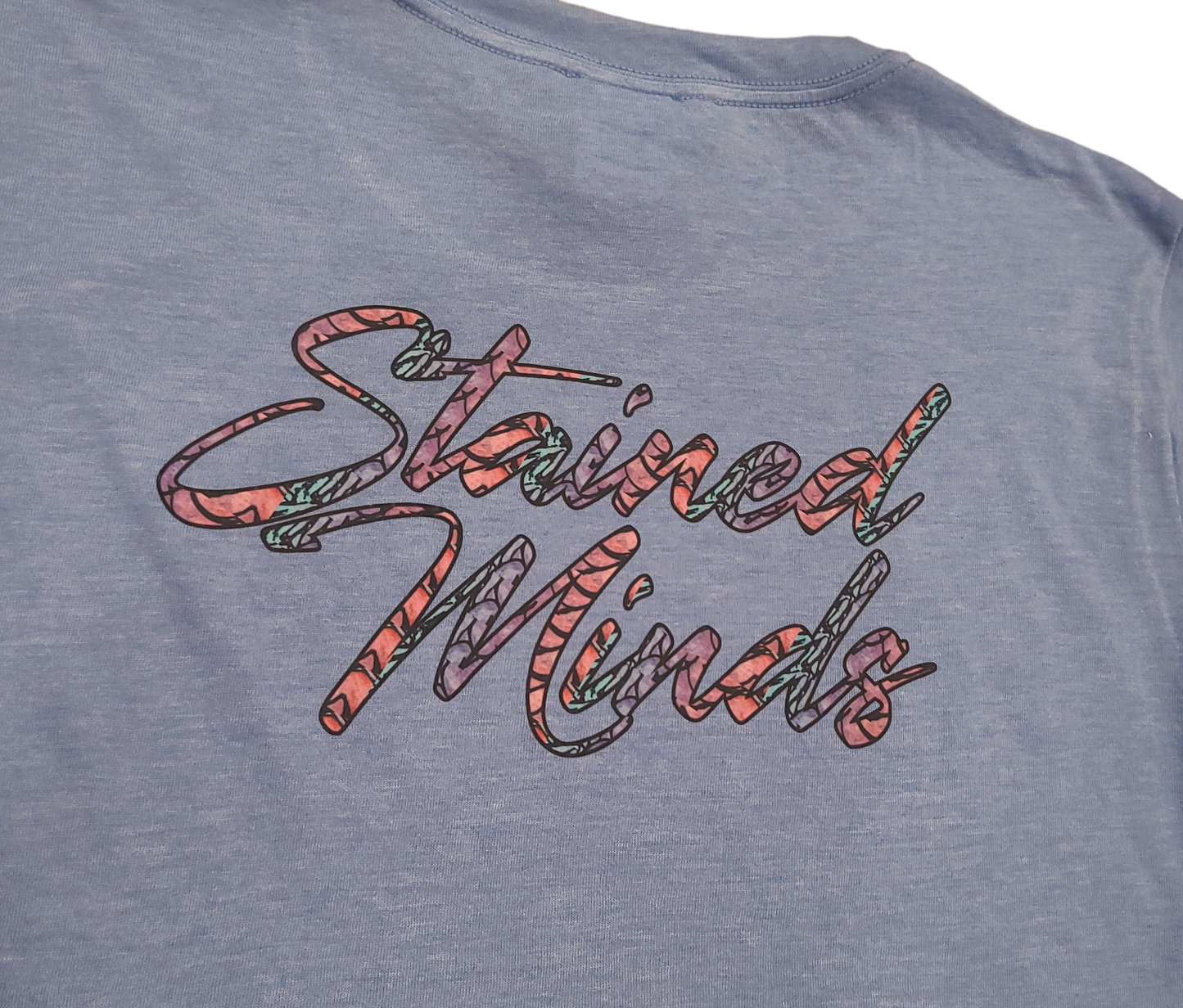 Stained Ladies - A Beautiful Mind - Heather Athletic Blue T-Shirt