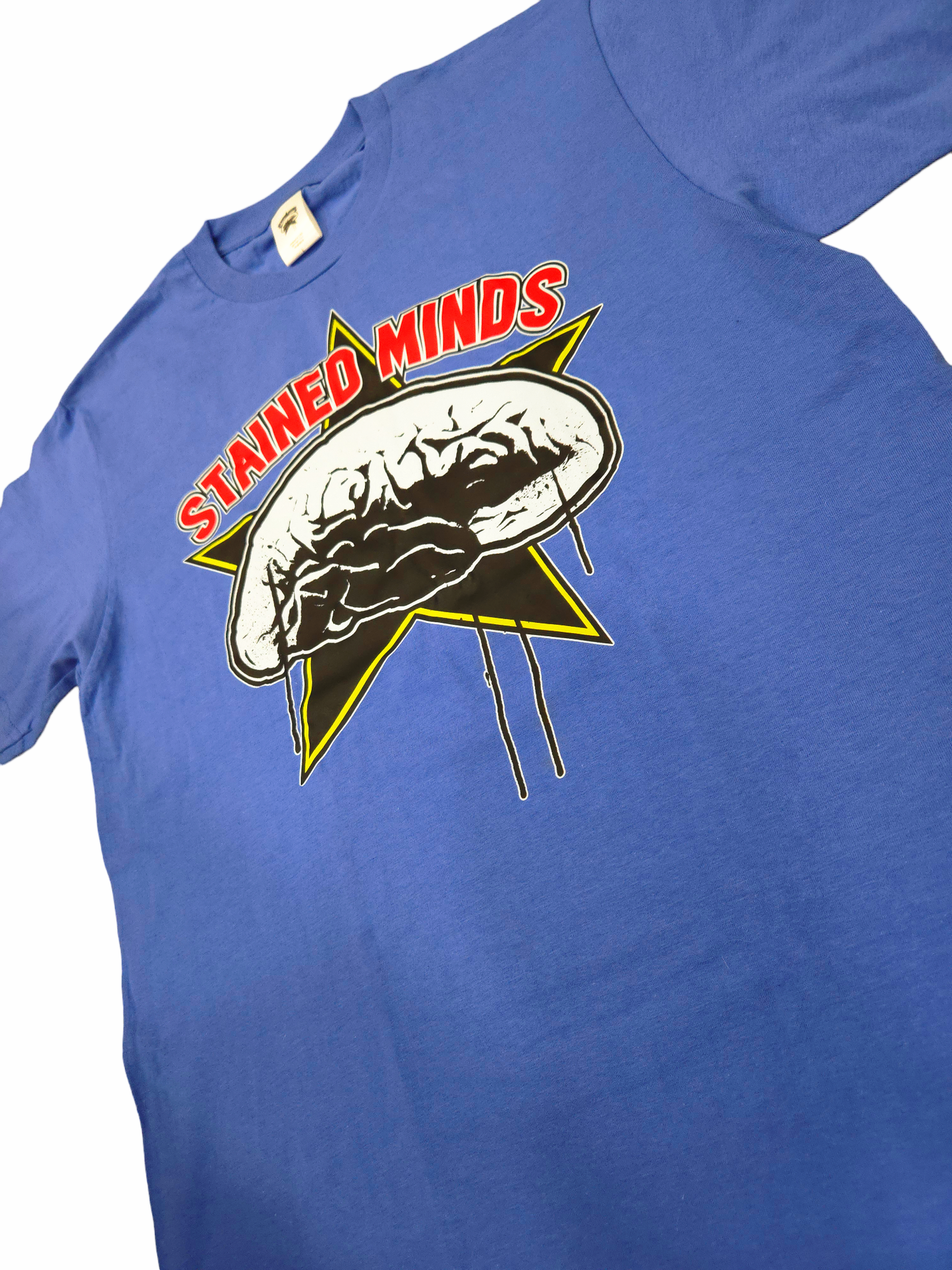 The Stained Brain - Brilliant - New Era Unisex T-Shirt | Red “Stained Minds” Logo
