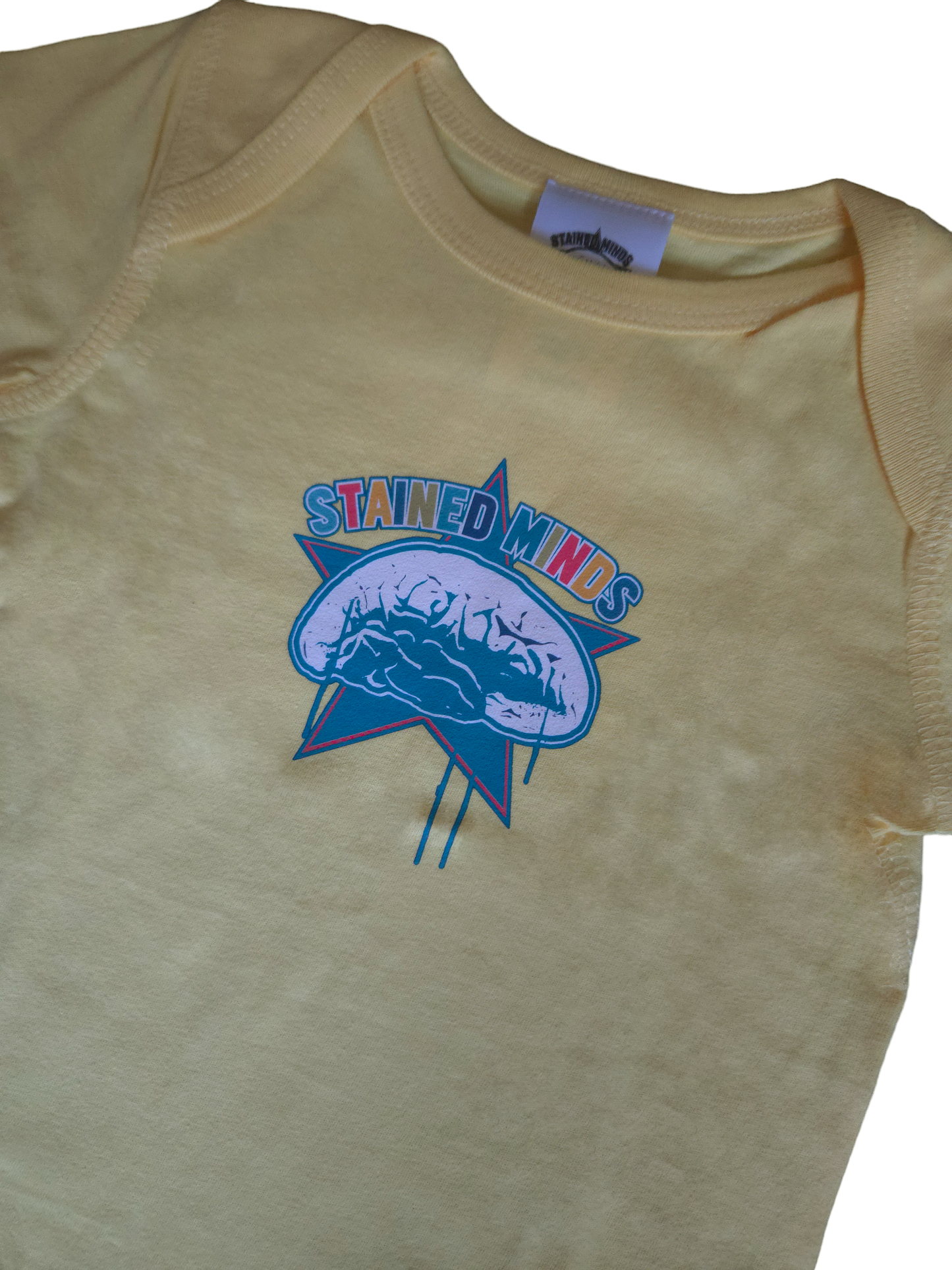 Stained Kids - Little Think-R In Training - Butter Onesie