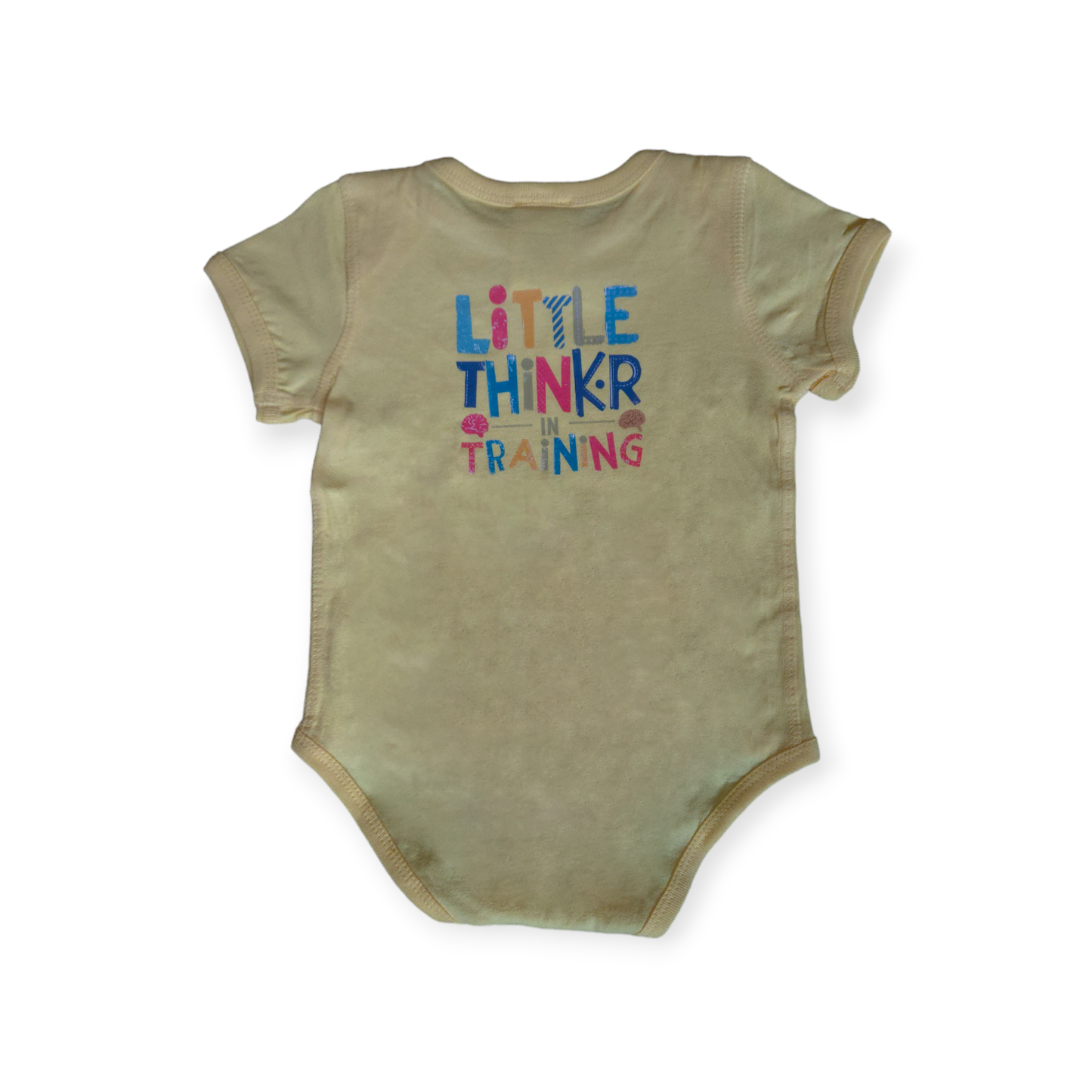 Stained Kids - Little Think-R In Training - Butter Onesie