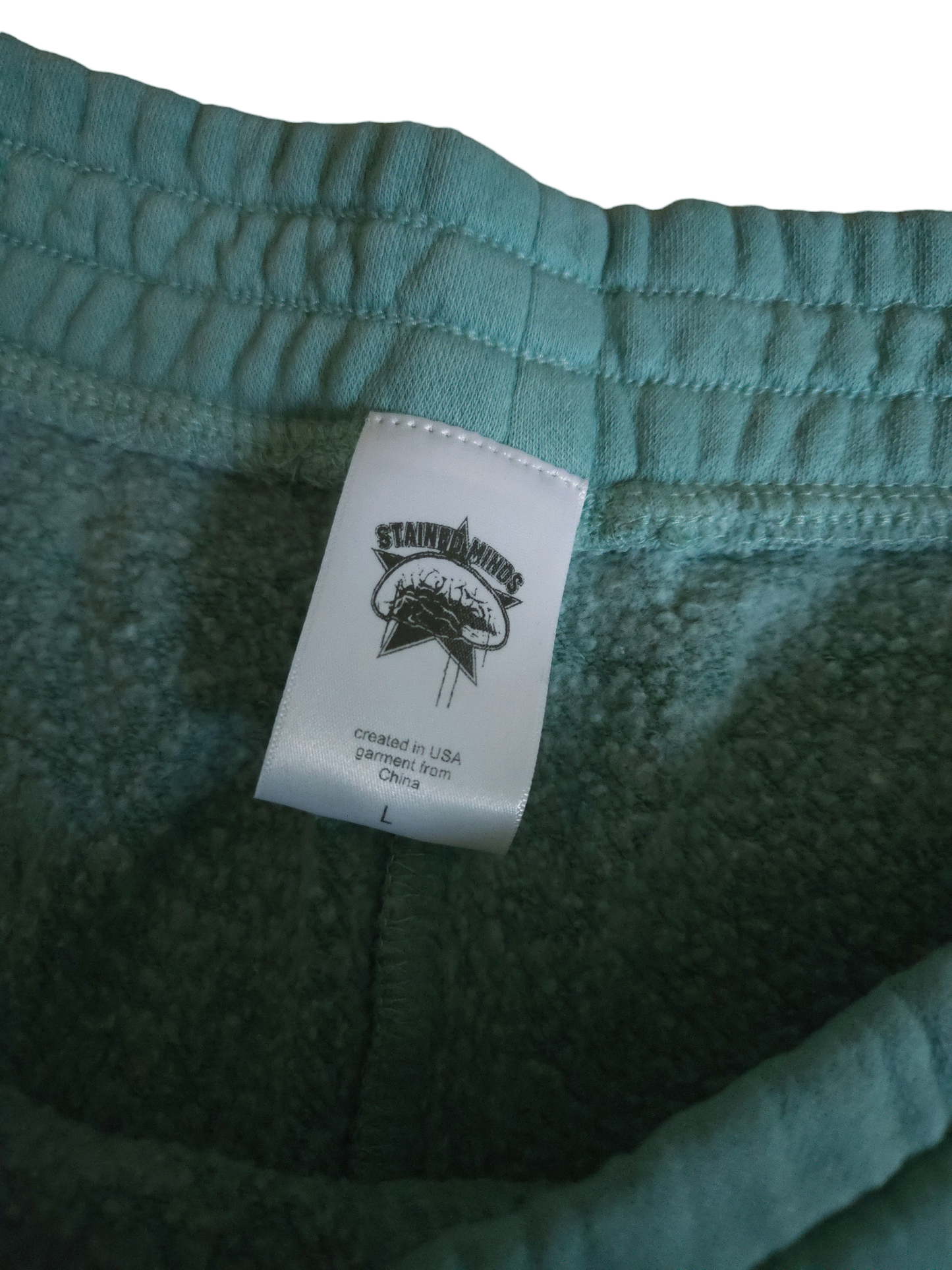 Stained Men - Brain Squeeze - Mint Fleece Shorts