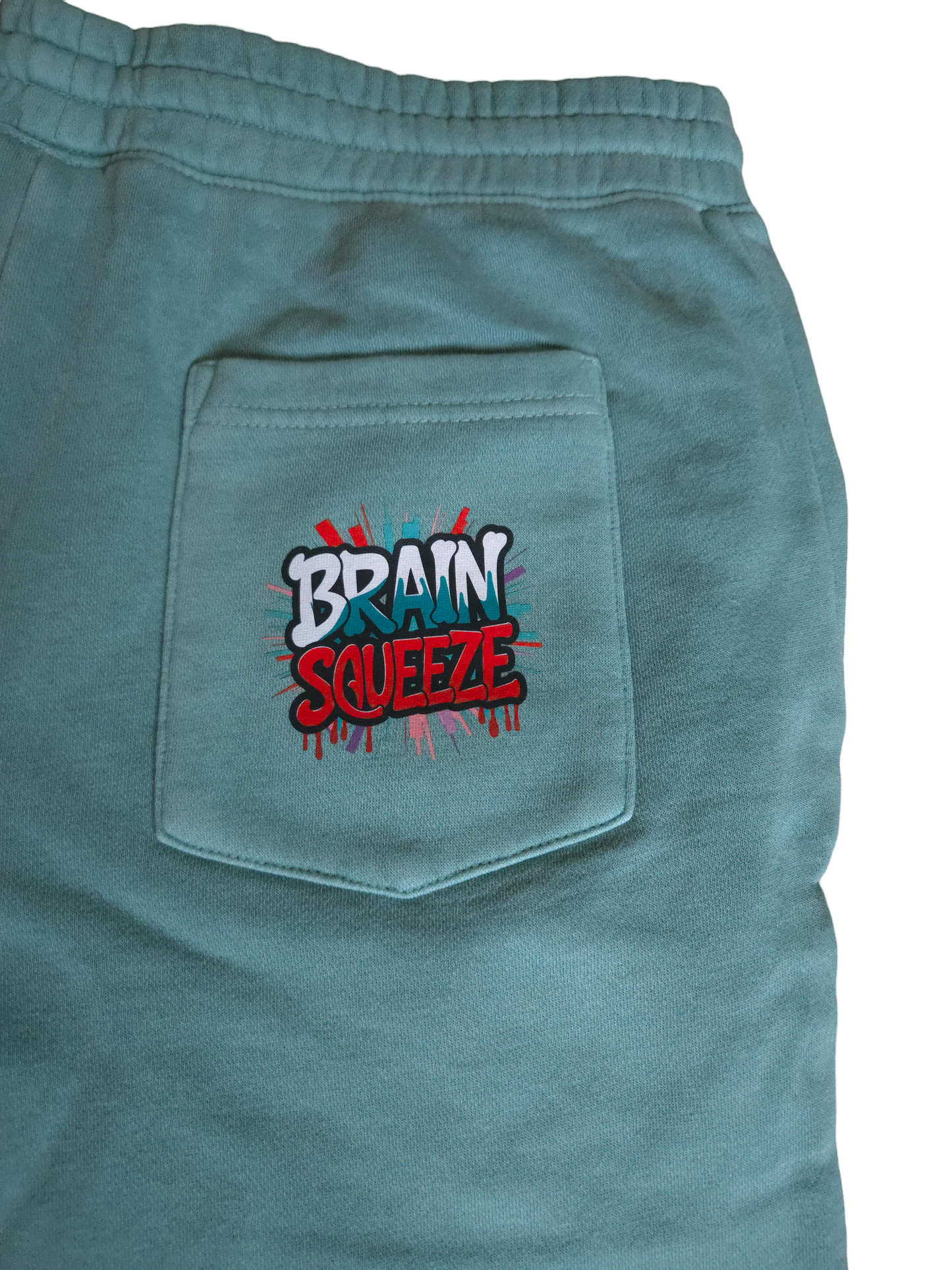 Stained Men - Brain Squeeze - Mint Fleece Shorts