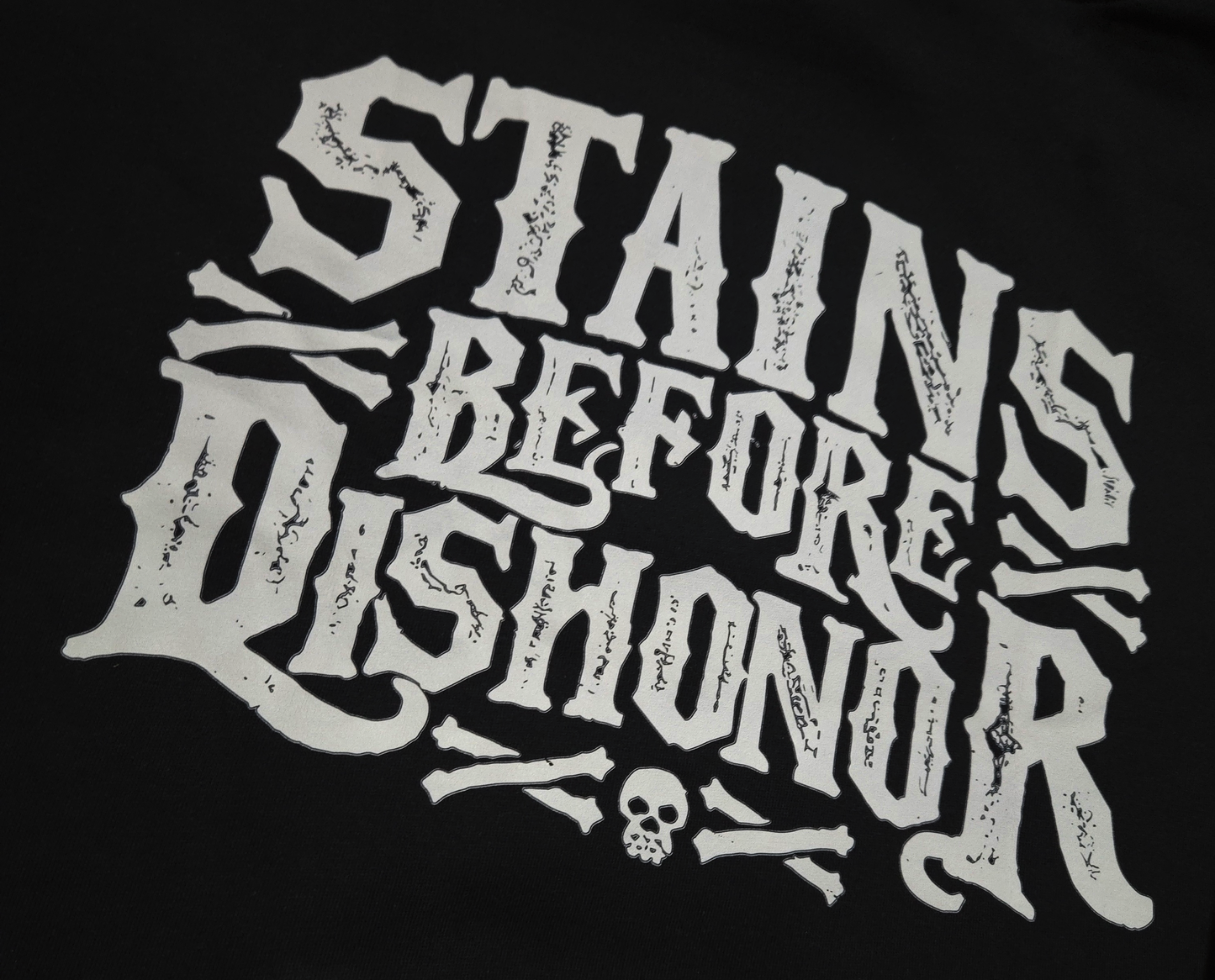 Stained Men - "Stains Before Dishonor" - Black Pullover Hoodie