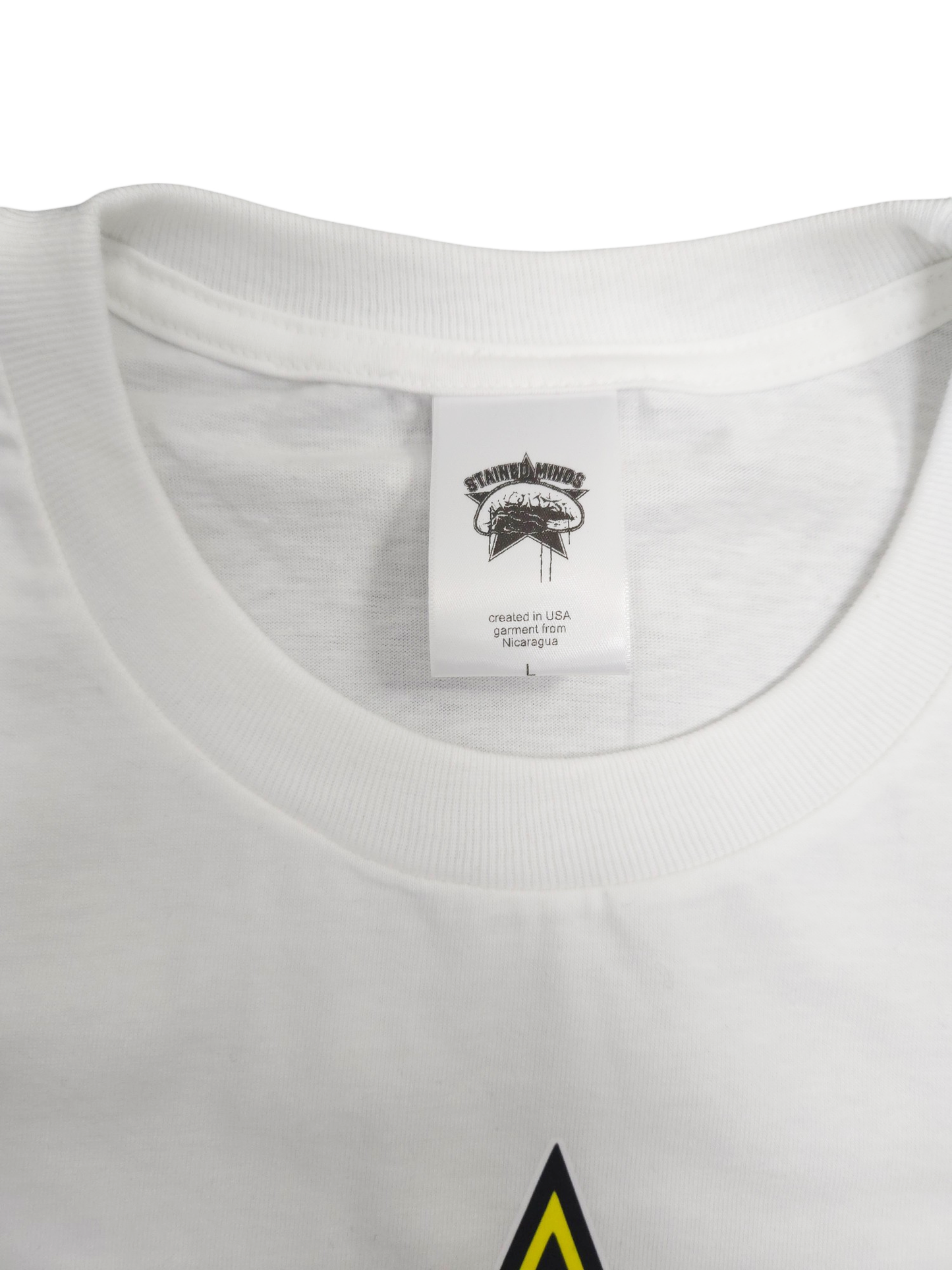 The Stained Brain - Clear - Royal Era Unisex T-Shirt | Purple “Stained Minds” Logo