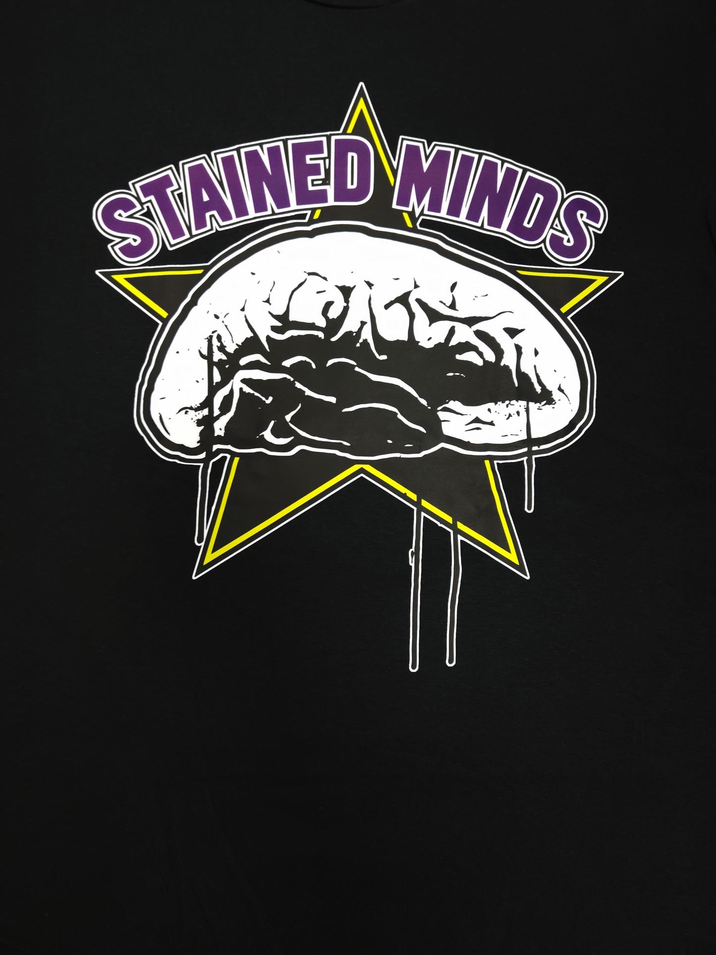 The Stained Brain - Dark - Royal Era Unisex T-Shirt | Purple “Stained Minds” Logo