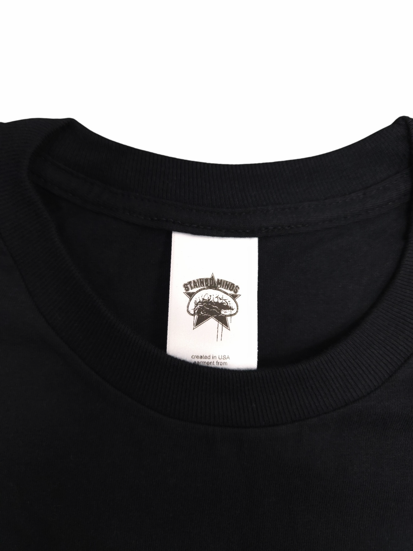 The Stained Brain – Dark - New Era Unisex T-Shirt | Red “Stained Minds” Logo