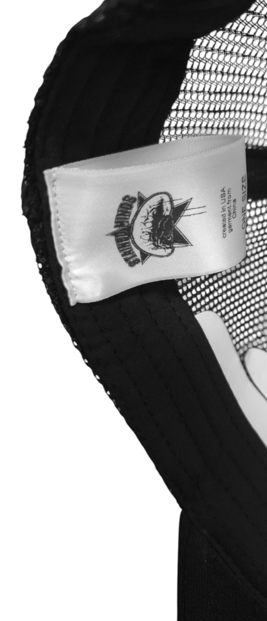 "Stain Your Mind" Black x Black - Frame Foam Trucker Hat
