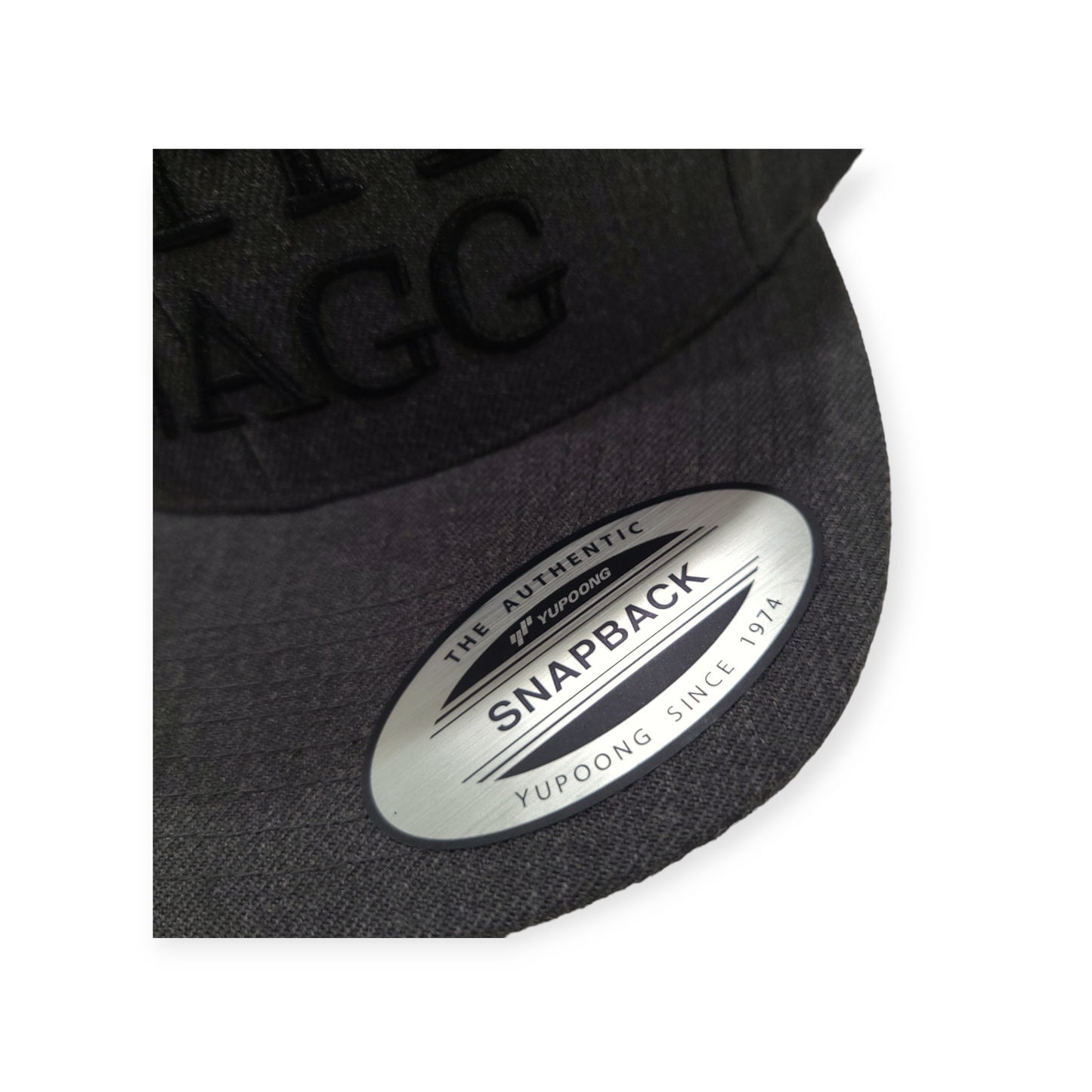 Kiss My Swagg - Quick Silver Snapback Hat