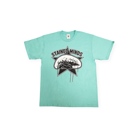 The Stained Brain - Black Stain Color Rush - Unisex T-Shirt | All Black "Stained Minds" Logo
