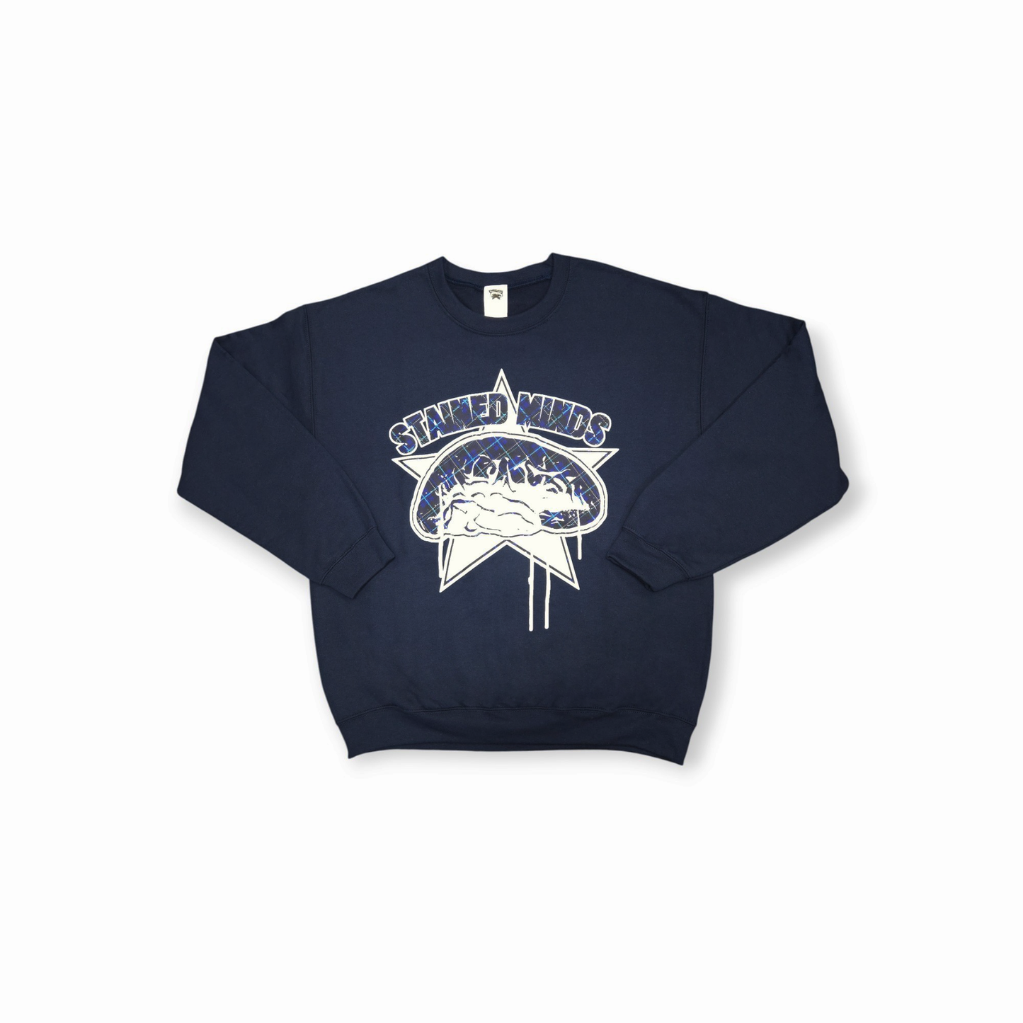 The Stained Brain - Plaid Mind - Unisex Crewneck Sweatshirt