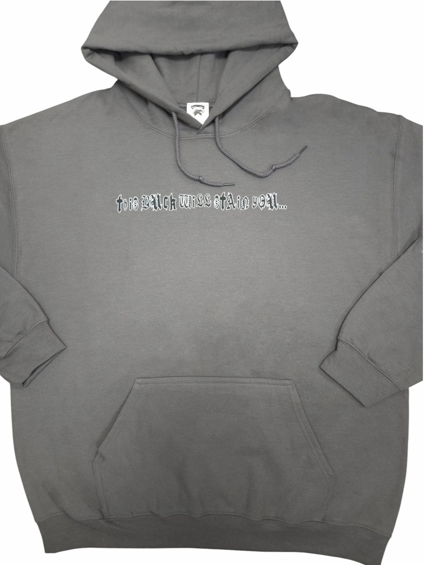 Stained Buck - Charcoal - Pullover Hoodie