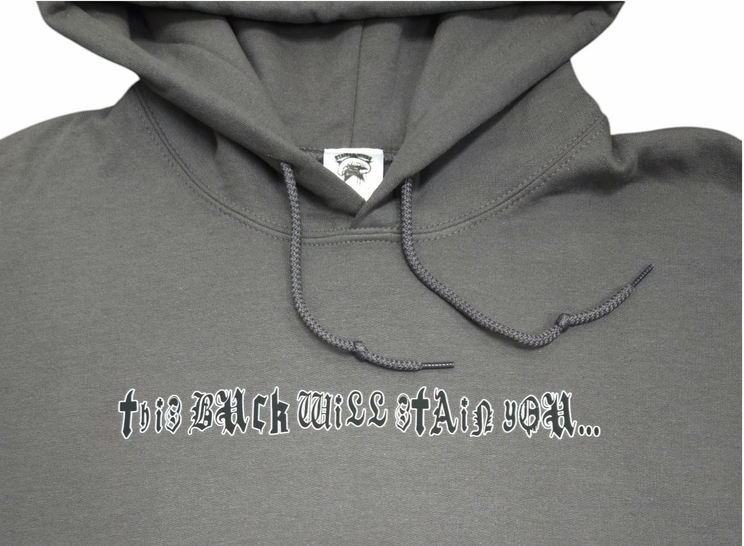 Stained Buck - Charcoal - Pullover Hoodie