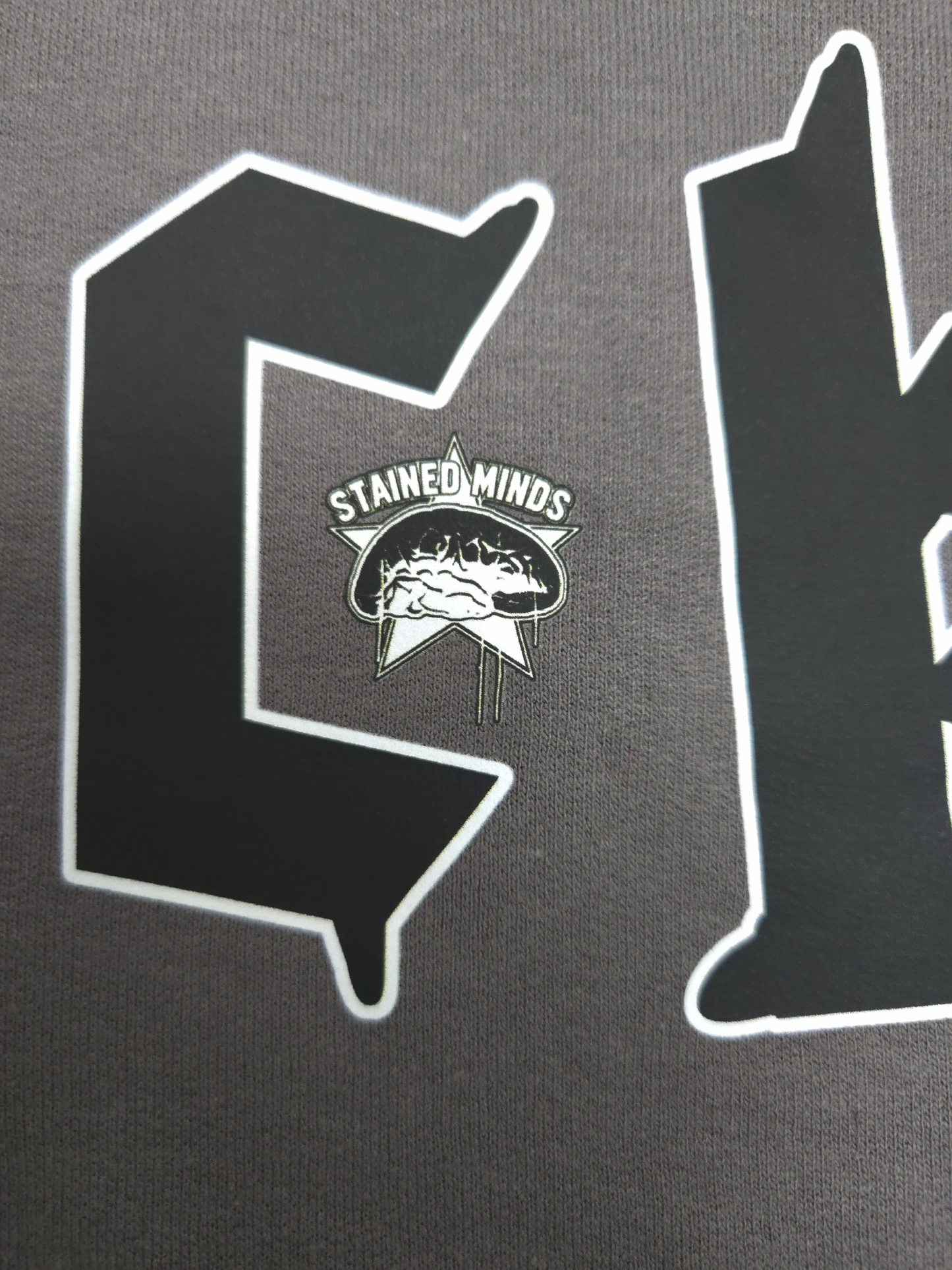 Stained Buck - Charcoal - Pullover Hoodie