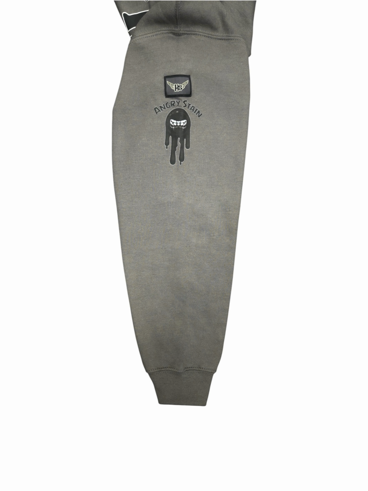 Stained Buck - Charcoal - Pullover Hoodie