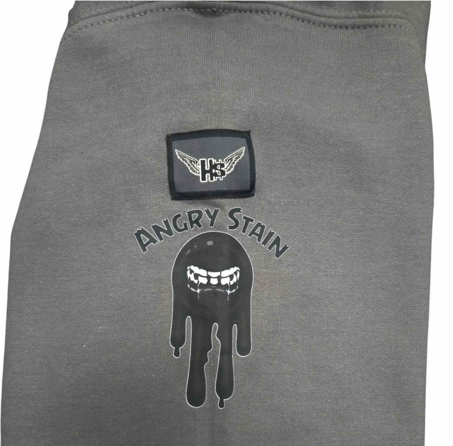 Stained Buck - Charcoal - Pullover Hoodie